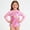 Multicolour, variant on RTKFRFLM Girls Long Sleeve One Piece Swimsuit Gradient Fish Scale & Cherry Print Zipper Rash Guard for Kids Ages 3-8