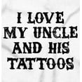 thumbnail image 2 of Love Uncle Tattoos Cute Rebellious Romper Boys or Girls Infant Baby Brisco Brands NB, 2 of 6