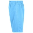 thumbnail image 3 of iBerryNY Boys Swim Trunks Kids Beach Board Shorts Adjustable Waist 2 Side Pockets, Turquoise, X-Large, 3 of 5