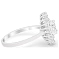 thumbnail image 2 of Art Deco Wedding Bridal Ring Baguette Simulated CZ 925 Sterling Silver size 6, 2 of 5