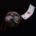 thumbnail image 5 of Glass Outdoor Decor Ornament Wind Chime Hanging Decor Wind Bells 7x8cm - 4# 4, 5 of 10