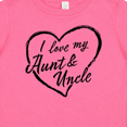 thumbnail image 4 of Inktastic I Love My Aunt and Uncle in Black Chalk Heart Boys or Girls Baby T-Shirt, 4 of 5