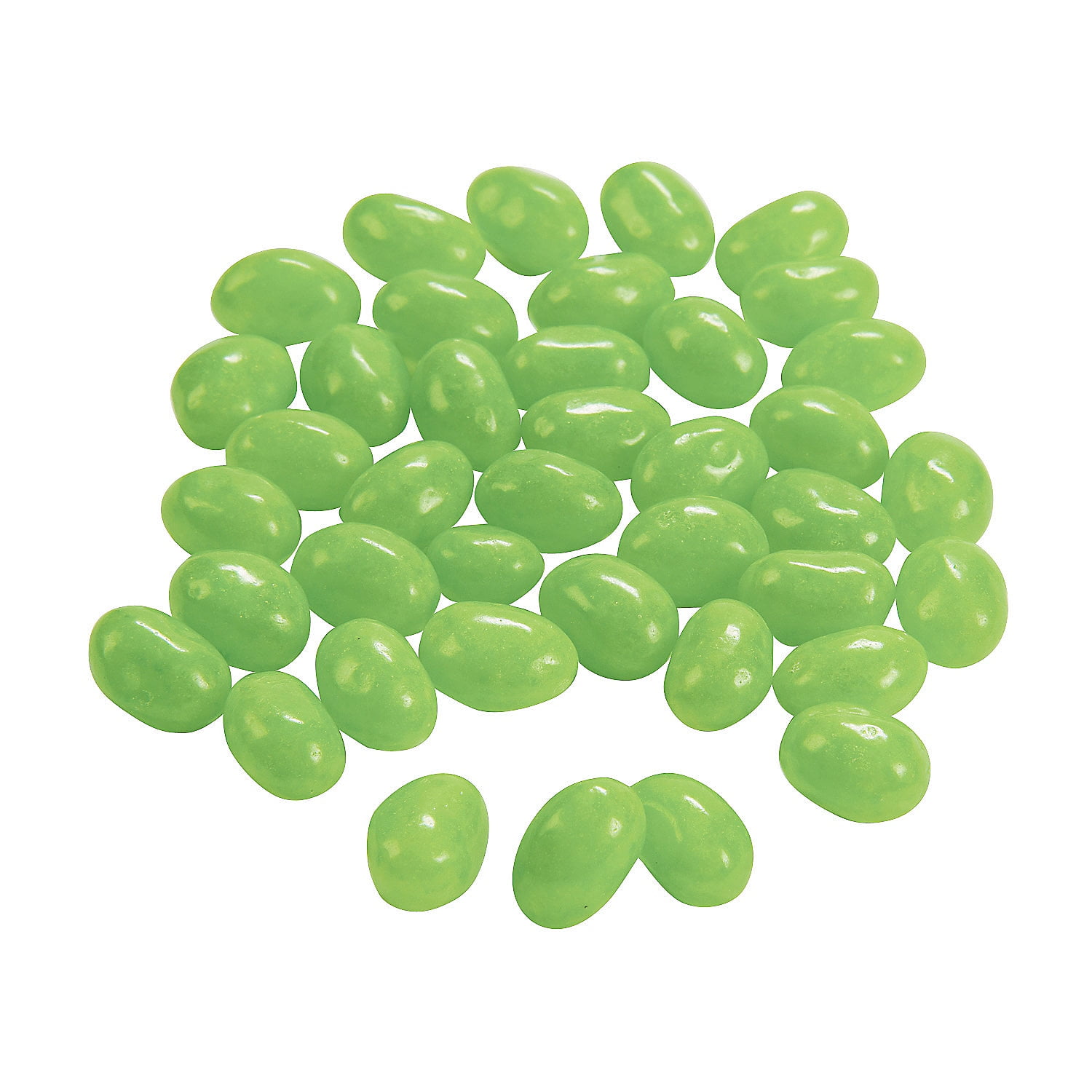 Lime Green Jelly Beans 2Lb Edibles 750 Pieces