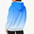 thumbnail image 3 of LLYwey Womens Sweatshirt Zip Up Deals Women's Casual Printed Zippered Long Sleeve Hooded Sweater Jackets Tops New Zip Up Hoodies Womens Hoodie Style U8 Light Blue L, 3 of 6