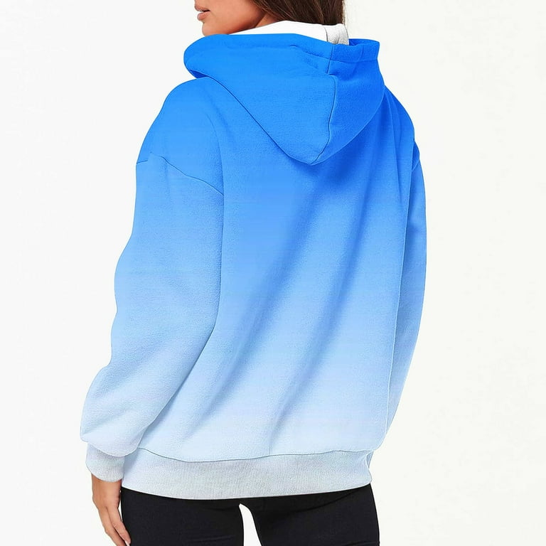 LLYwey Womens Zipper Hoodie On Sale Women's Casual Printed