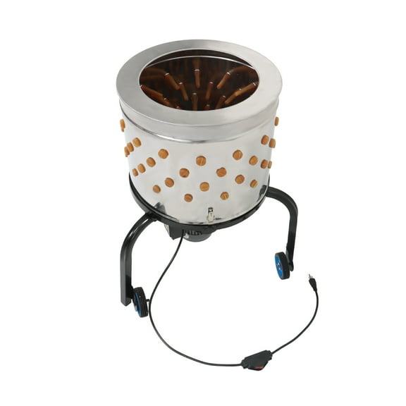 SEBLAFF Stainless Steel 280RPM 120V Chicken Bird Poultry Plucker De-Feather Machine