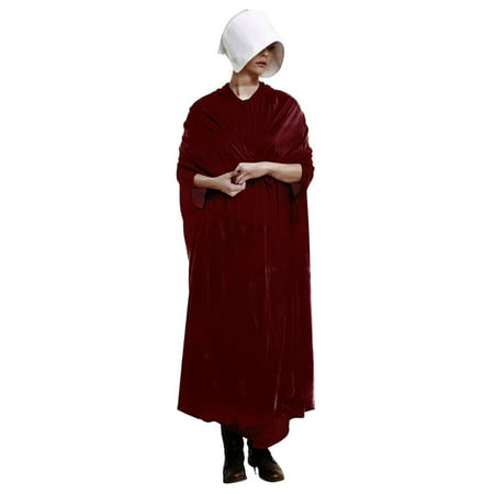 Handmaid's Tale Adult Costume Velour Robe and Hat | Dresses for