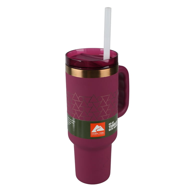 Ozark Trail 40 oz Insulated Stainless Steel Tumbler with Handle