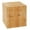 Brown Intricately Carved Radial Square 16" x 16" x 18", variant on DecMode 16" x 19" Black Wood Intricately Carved Accent Table, 1-Piece