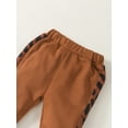 thumbnail image 5 of Bmnmsl Baby Sets Leopard Long Sleeve Pullover Shirt Casual Pants, 5 of 6