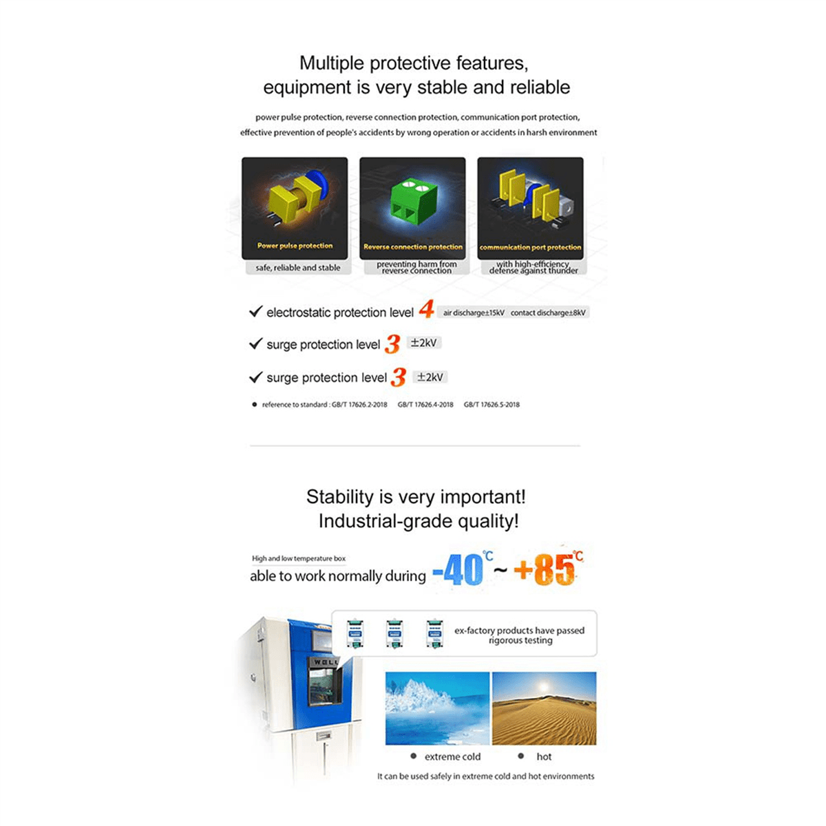2X MA01-AACX2220 RS485 2DI+2AI+2DO ModBus RTU I/O Network Modules with Serial Port for PLC/Touch Display 2 Switch Output,2 x I/O Network Modules,White