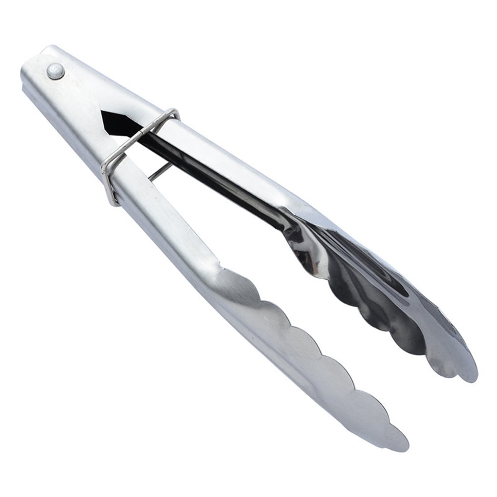 Stainless Steel BBQ Clip Tongs Grilling Heat Resistant Food Serving Kitchen Tool Stainless Steel BBQ Clip Tongs Grilling Heat Resistant Food Serving Kitchen Tool