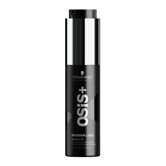 {1.69 oz} Schwarzkopf OSIS Session Label Miracle 15 w/ SLEEKSHOP Hair Rat Tail Steel Pin Comb for Scalp