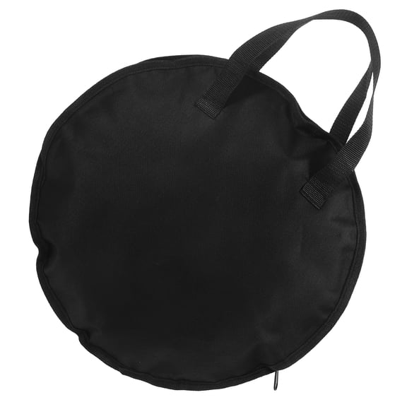 Black Drum Pouch Storage Bag for Percussion Hardware, Tambourine Accessories, and Carrying Case