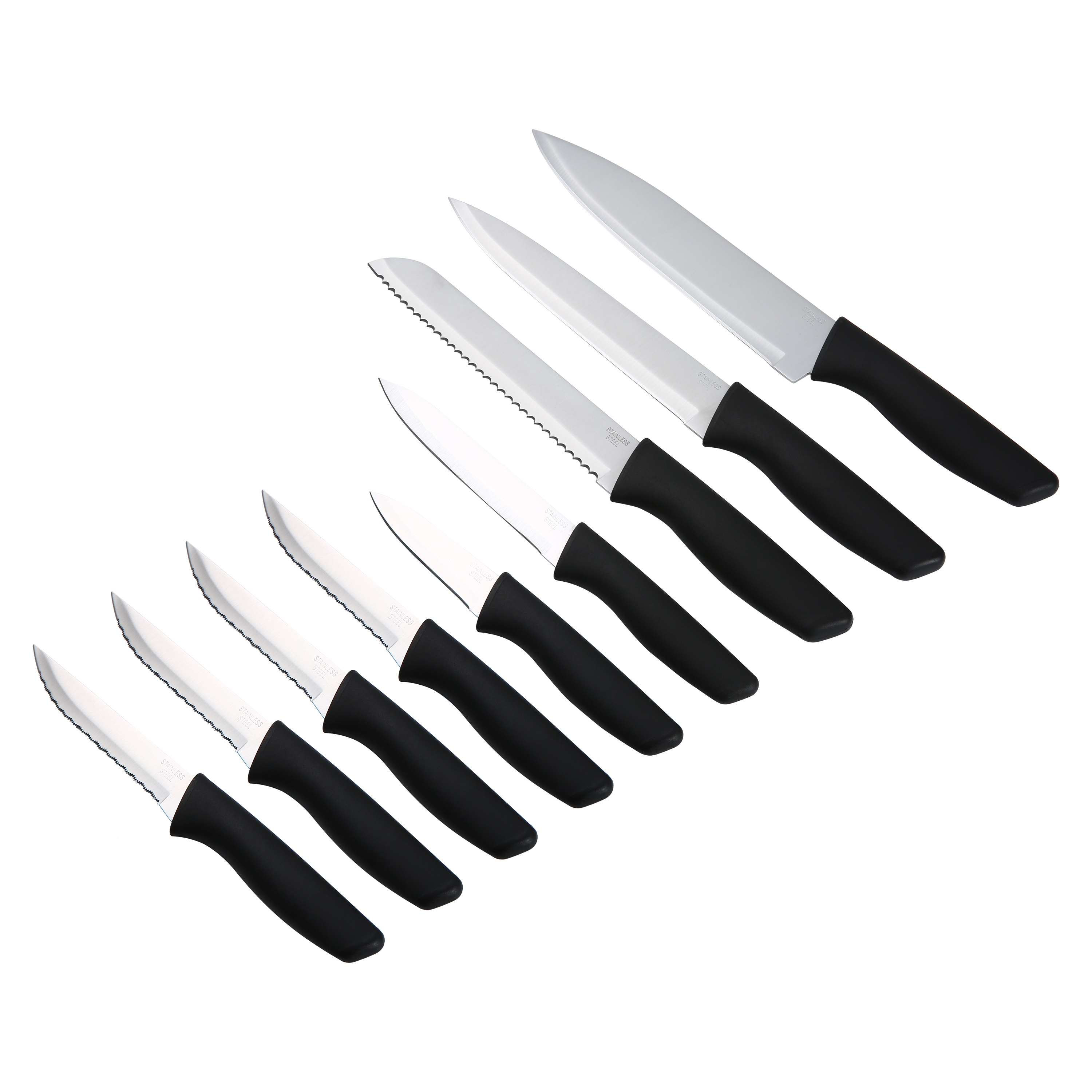 Mainstays 12-Piece Cutlery Set with Bamboo Block photo 7