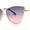 Gold Pink Smoke, variant on Womens Classic Fancy Metal Rim Cat Eye Fem Sunglasses Gold Pink Smoke