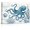 Frame-style, variant on Vintage Blue Octopus Wall Art Nautical Coastal Decor Rustic Sea Life Print