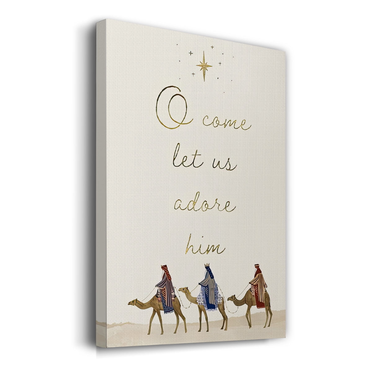 Away in a Manger Collection B- Gallery Wrapped Canvas