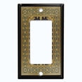 thumbnail image 5 of Metal Light Switch Plate Cover Elegant Victorian Floral Frame Black FRA067, 5 of 13