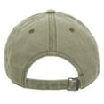 thumbnail image 3 of Toptie Vintage Washed Cotton Distressed Baseball Cap Dad Hat Adjustable Low-Profile Polo Hat-Khaki, 3 of 5