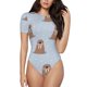 thumbnail image 1 of Fotbe Playful Walrus Wonders Body de Mujer con Cuello Redondo y Mangas Cortas, Sin Mangas Ajustado, Suave, Cómodo y Básico-Medium, 1 of 7