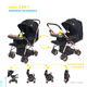 thumbnail image 2 of Carriola 2 en 1 Bidireccional Plegable Portátil Reclinable, 2 of 9