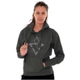 thumbnail image 4 of Triangle Dolphin Symbol Spirit Animal Hoodie Sweatshirt Women Men Brisco Brands L, 4 of 6