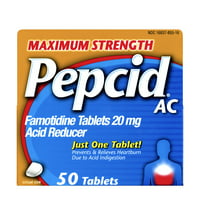 Pepcid AC Maximum Strength for Heartburn Prevention & Relief, 50 ct.