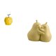 thumbnail image 5 of Escultura de fruta de , adorno coleccionable, estatua de mesa, decoración geométrica para festivales, oficina, soporte para libros con forma, 5 of 8