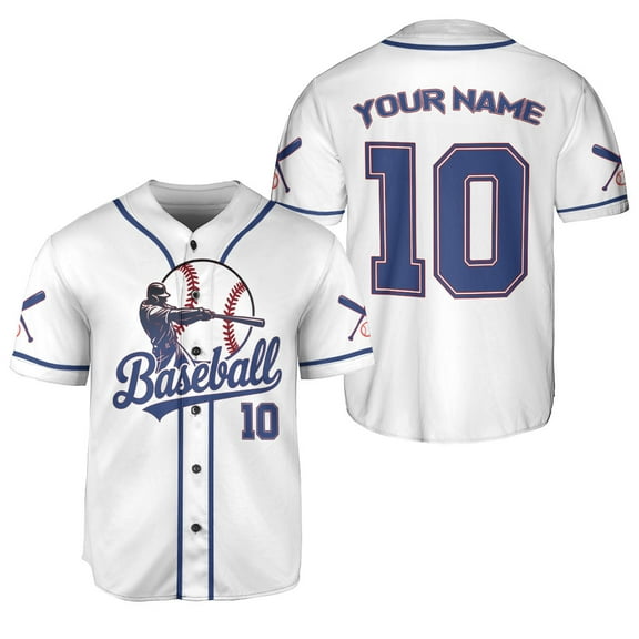Personalized Name Baseball Jersey for Men Women, Baseball Shirts for baseball player (S)