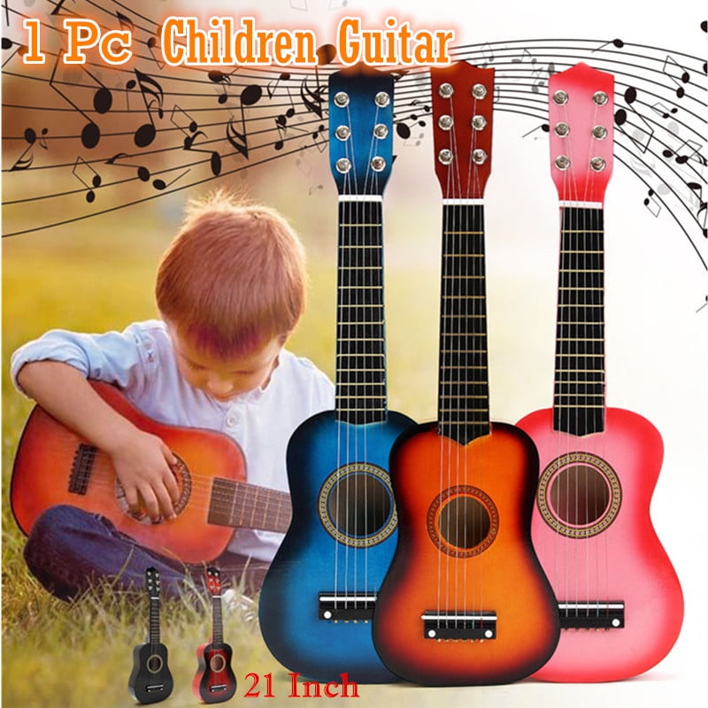 kids wooden guitar