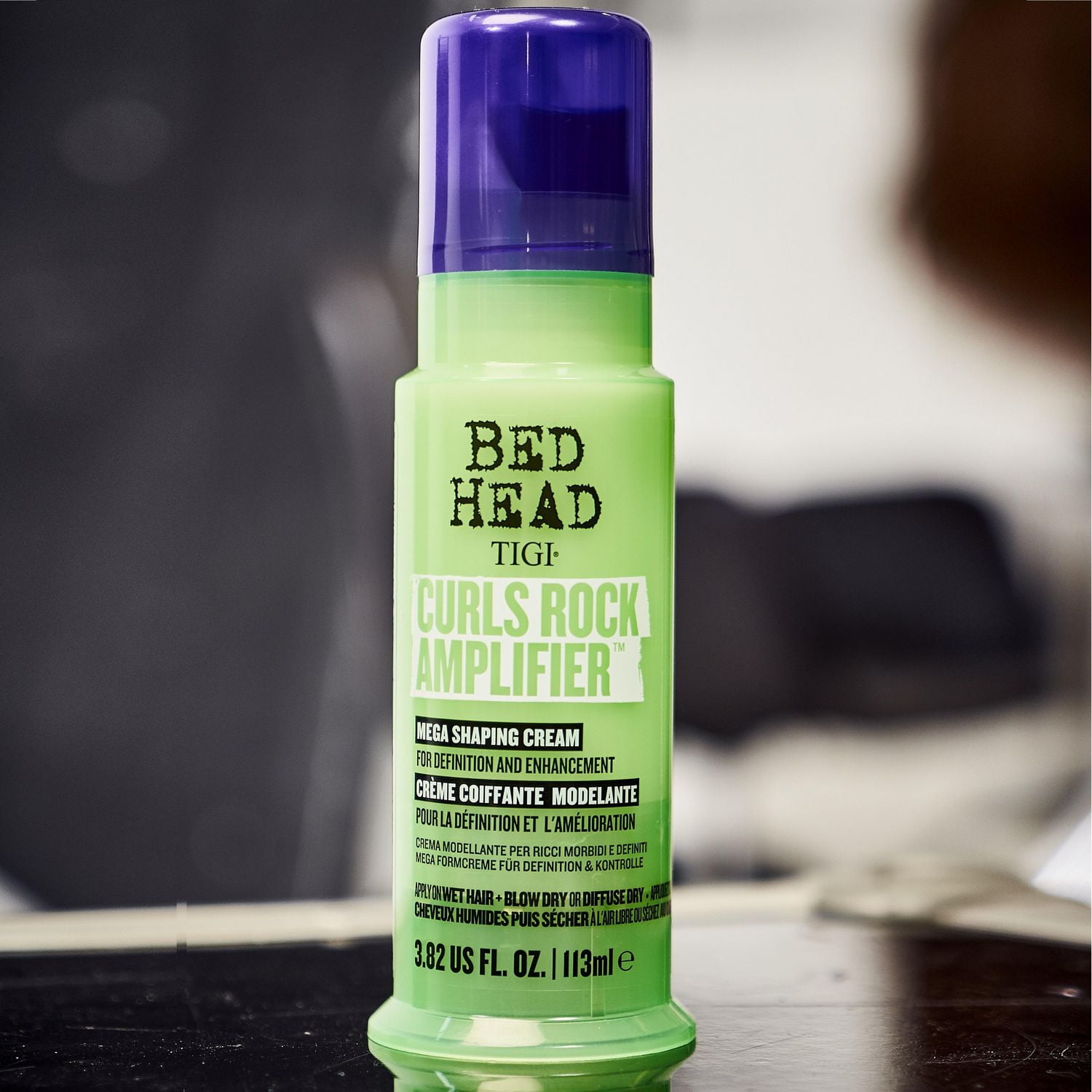Bed Head by TIGI Curls Rock Amplifier Curly Hair Cream for Defined Curls 3.82 fl oz, Define and enhance curls and waves