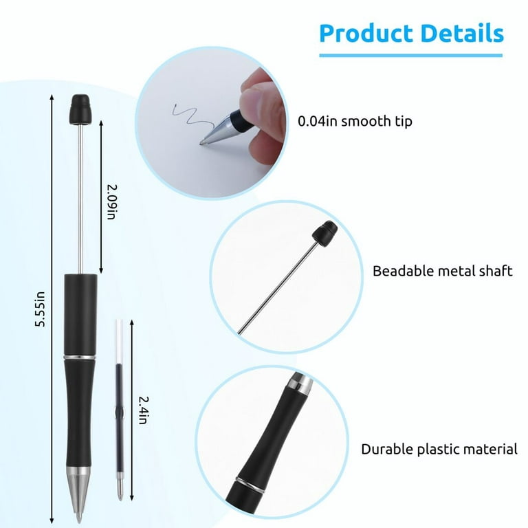 Beadable Pencil Eraser and Tip Refills