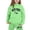 Green, variant on Girls Outfits Hoodies Letter Print Sweatshirt Stylish and Comfortable Everyday Wear Kid Outfits for Girls 3-4 Years