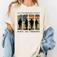 thumbnail image 3 of Memorial Day, Land Of The Free Because Of The Brave Shirt, Men's and Women's Graphic Tee 100% Cotton by TBun, Full Sizes S-5XL, 3 of 5