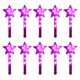 thumbnail image 1 of Light Up Magic Wands Glowing Sticks LED Flashing Stick Set of 10 Colorful Star Fairy Wand Children Birthday Party Supply, 1 of 5