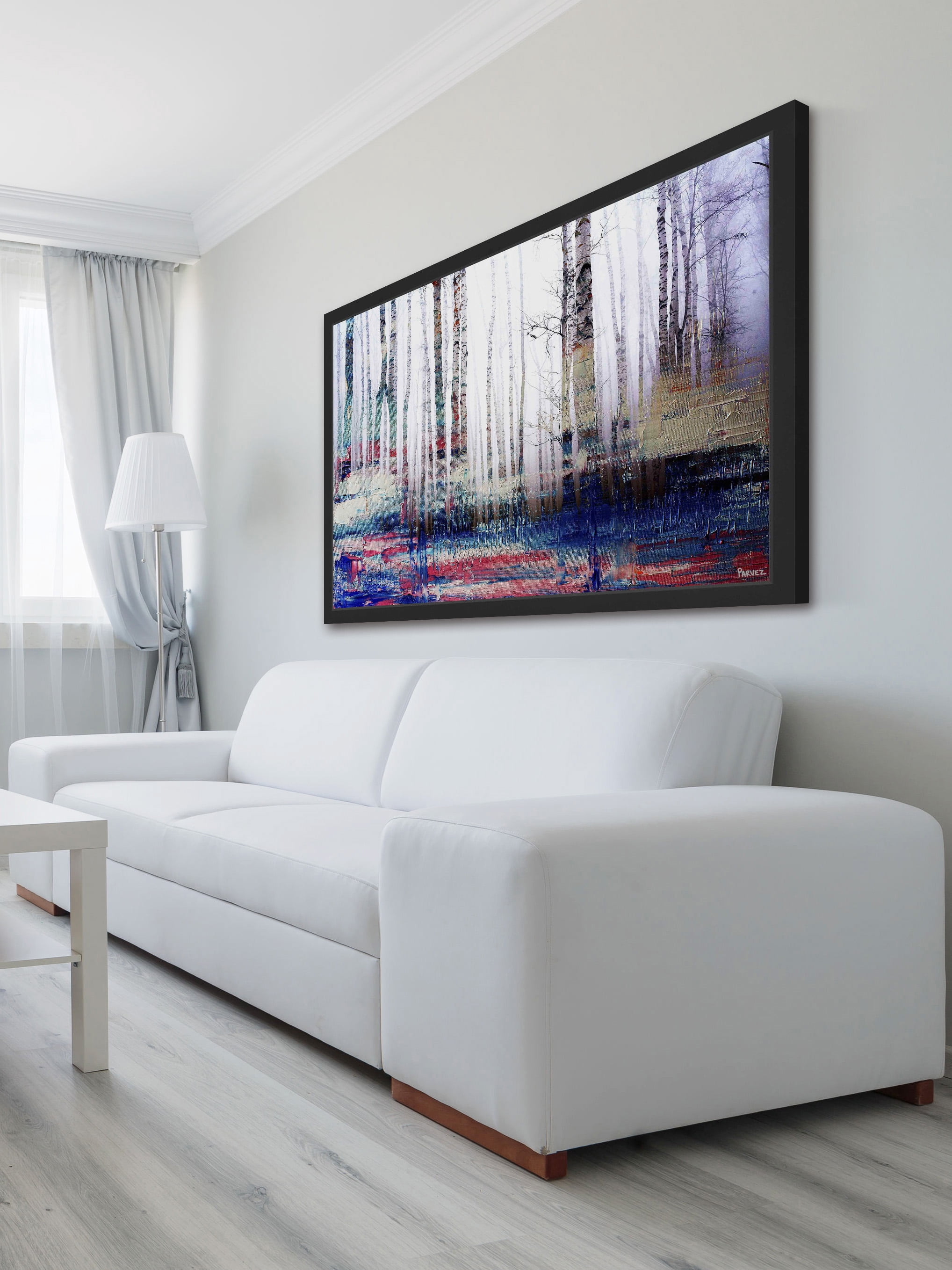 "Shaded Colors" Framed Painting Print