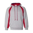 thumbnail image 2 of Badger Sport 1262 Hook Hoodie - Oxford Red, 2 of 3