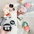 thumbnail image 3 of 3D Cat Paw Cartoon Silicone Earphone Case for Apple for airpods Pro 3 Wireless Bluetooth Headset Protect Cover Sweet Cute Anti-lost (A13 for Airpods Pro), 3 of 7