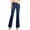 Dark Denim Wash, variant on Angry Rabbit Women's Juniors High Waist Stretchy Premium Flare Jeans (29, Medium Denim)
