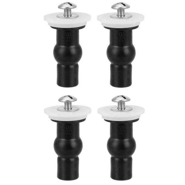4 Pack Toilet Seat Screws Toilet Seat Hinges Bolt Expanding Rubber Top