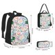 thumbnail image 2 of Easygdp Back To School Mochila para Niños y Niñas con Set de Caja de Almuerzo y Estuche para Lápices 3 en 1, Mochila Escolar Estampada para Adolescentes, 2 of 7