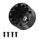 thumbnail image 4 of Caja de diferencial metálica para RC, robusta para escala 1:10 (10208). Accesorios profesionales. Negro, 4 of 9
