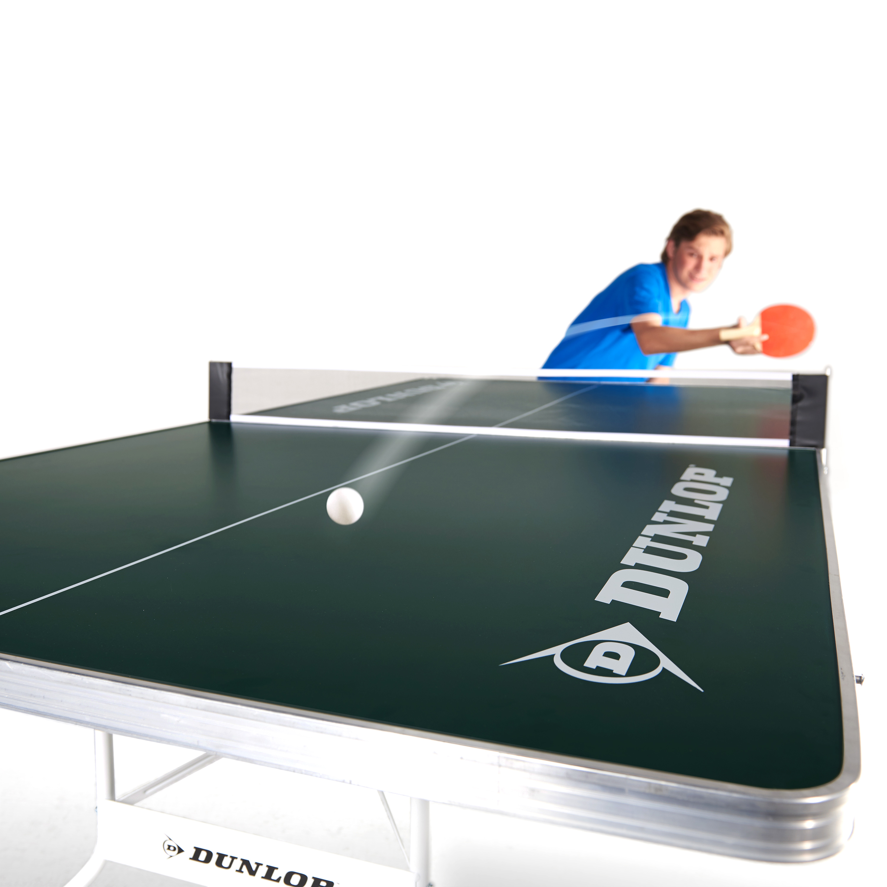 DUNLOP Table Tennis Table Easy Fold Outdoor Durable Waterproof No Assembly Green eBay