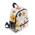thumbnail image 2 of FORMRS School Backpack with Front Zippered Pocket 12" Student Travel Daypack, Colorful Retro Floral, 2 of 6