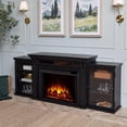 thumbnail image 6 of Real Flame Tracey 84" Grand Electric Fireplace TV Stand in Black, 6 of 9