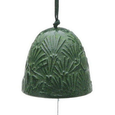japanese furin wind chime nanbu bell iron iwachu tir 148 green pine