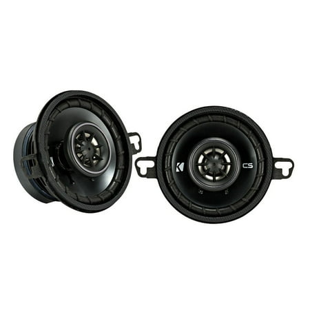 Kicker CSC35 90W 3.5 Inch 2-Way Coaxial Car Audio Speakers (Pair) | (Best 3.5 Inch Car Audio Speakers)