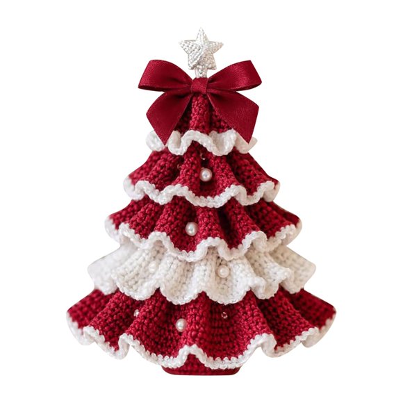 Kit d'Artisanat Fait Main pour Débutants avec Perles et Nœud Crocheté pour Décoration de Bureau et Fête
