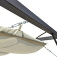 thumbnail image 4 of vidaXL Gazebo Patio Pavilion Canopy Party Tent with Retractable Roof Sunshade, 4 of 14